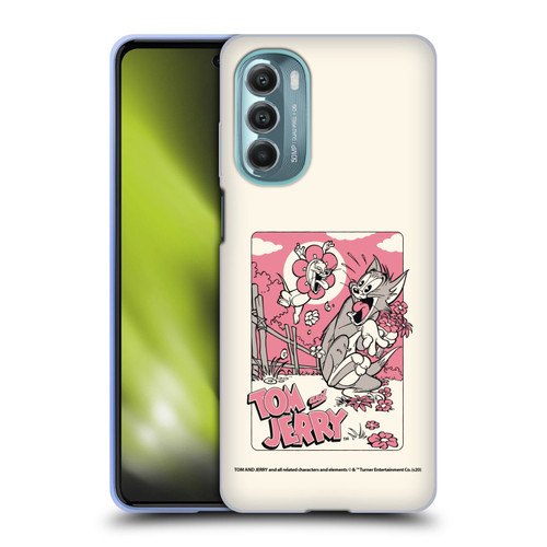 Tom and Jerry Illustration Scary Flower Soft Gel Case for Motorola Moto G Stylus 5G (2022)