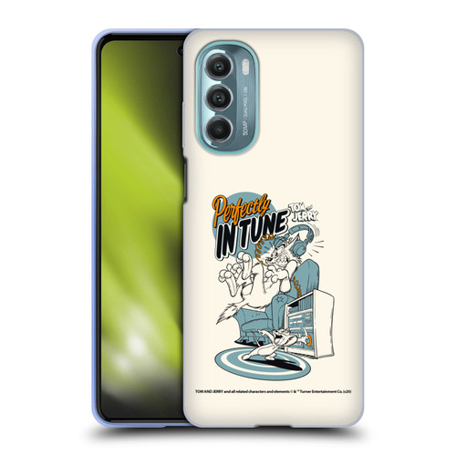 Tom and Jerry Illustration Perfectly In Tune Soft Gel Case for Motorola Moto G Stylus 5G (2022)