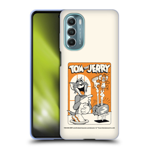 Tom and Jerry Illustration Laugh And Toasted Soft Gel Case for Motorola Moto G Stylus 5G (2022)