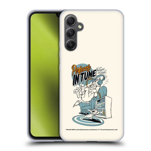 Tom and Jerry Illustration Perfectly In Tune Soft Gel Case for Samsung Galaxy A34 5G