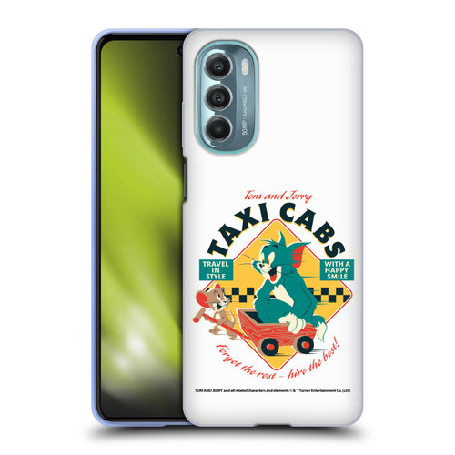Tom and Jerry Retro Taxi Cabs Soft Gel Case for Motorola Moto G Stylus 5G (2022)