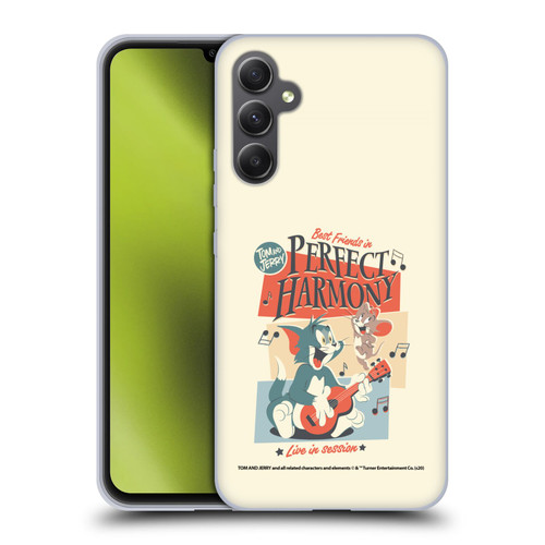 Tom and Jerry Retro Perfect Harmony Soft Gel Case for Samsung Galaxy A34 5G