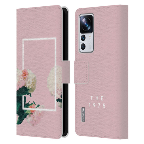 The 1975 Key Art Roses Pink Leather Book Wallet Case Cover For Xiaomi 12T Pro