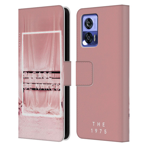 The 1975 Songs Please Be Naked Leather Book Wallet Case Cover For Motorola Edge 30 Neo 5G