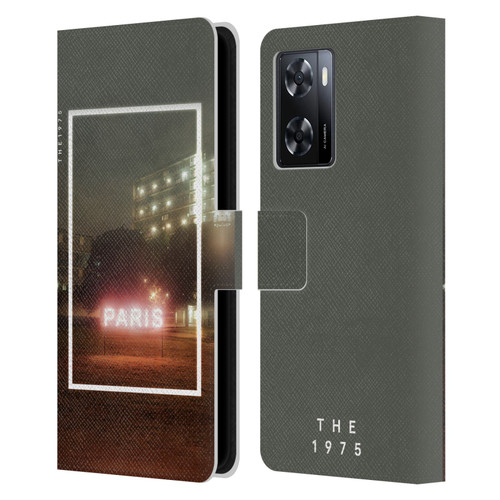 The 1975 Songs Paris Leather Book Wallet Case Cover For OPPO A57s