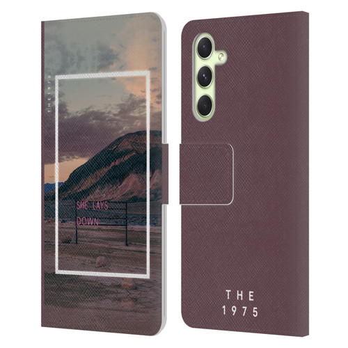 The 1975 Songs She Lays Down Leather Book Wallet Case Cover For Samsung Galaxy A54 5G