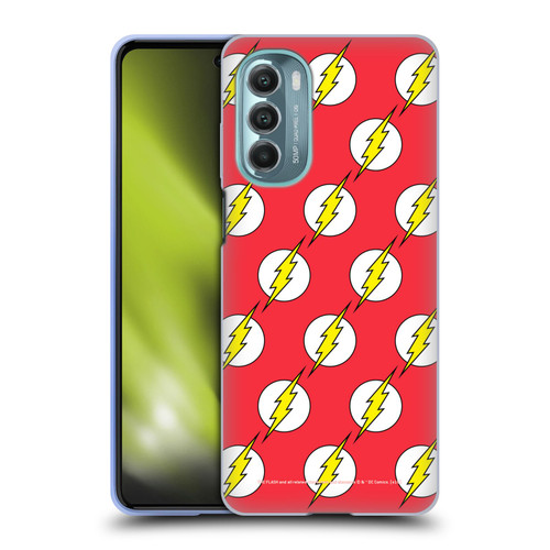 The Flash DC Comics Logo Pattern Soft Gel Case for Motorola Moto G Stylus 5G (2022)