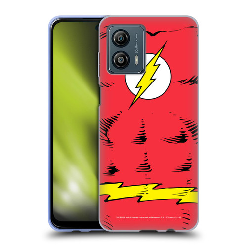 The Flash DC Comics Logo Costume Soft Gel Case for Motorola Moto G53 5G
