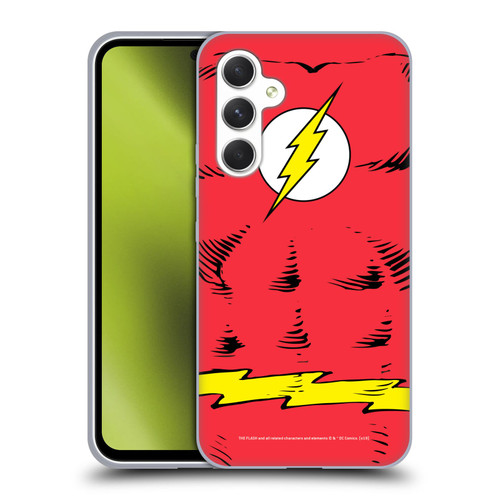 The Flash DC Comics Logo Costume Soft Gel Case for Samsung Galaxy A54 5G
