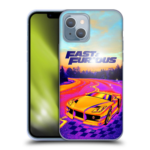 Fast & Furious Franchise Fast Fashion Colourful Car Soft Gel Case for Apple iPhone 14