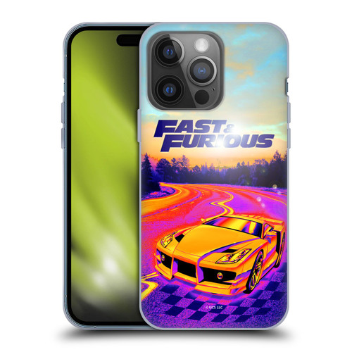 Fast & Furious Franchise Fast Fashion Colourful Car Soft Gel Case for Apple iPhone 14 Pro