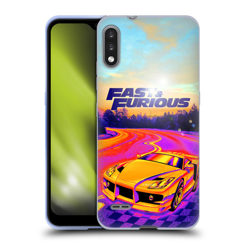 Fast & Furious Franchise Fast Fashion Colourful Car Soft Gel Case for LG K22