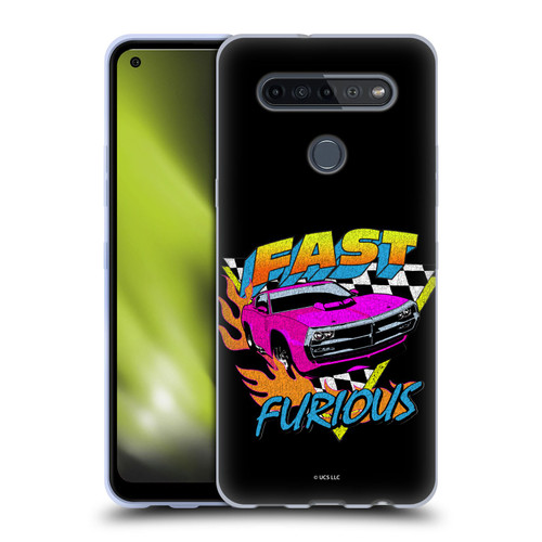 Fast & Furious Franchise Fast Fashion Car In Retro Style Soft Gel Case for LG K51S