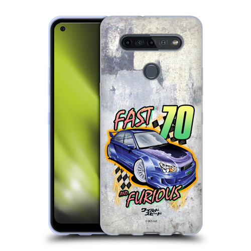 Fast & Furious Franchise Fast Fashion Grunge Retro Soft Gel Case for LG K51S