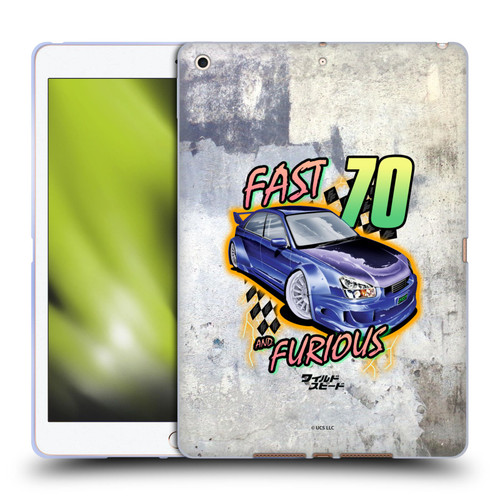 Fast & Furious Franchise Fast Fashion Grunge Retro Soft Gel Case for Apple iPad 10.2 2019/2020/2021