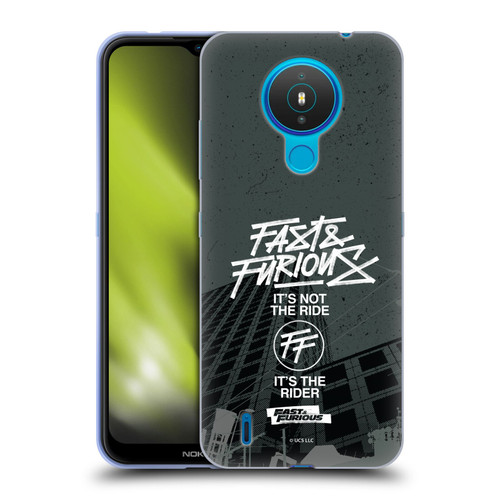 Fast & Furious Franchise Fast Fashion Street Style Logo Soft Gel Case for Nokia 1.4