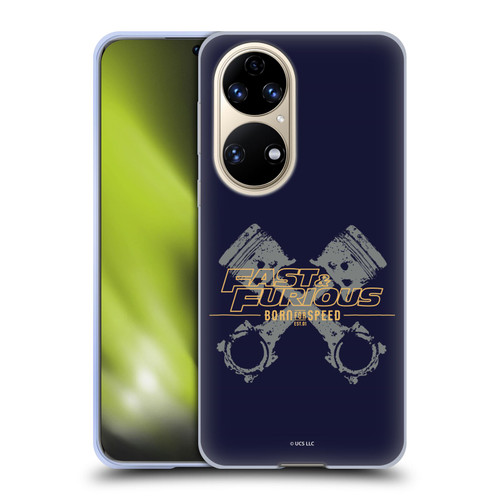 Fast & Furious Franchise Graphics Piston Soft Gel Case for Huawei P50