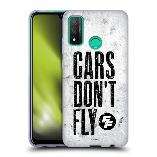 Fast & Furious Franchise Graphics Cars Don't Fly Soft Gel Case for Huawei P Smart (2020)