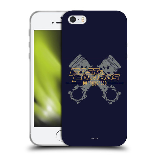 Fast & Furious Franchise Graphics Piston Soft Gel Case for Apple iPhone 5 / 5s / iPhone SE 2016
