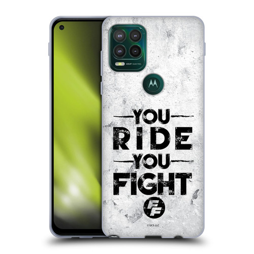 Fast & Furious Franchise Graphics You Ride You Fight Soft Gel Case for Motorola Moto G Stylus 5G 2021