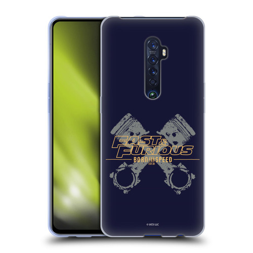 Fast & Furious Franchise Graphics Piston Soft Gel Case for OPPO Reno 2