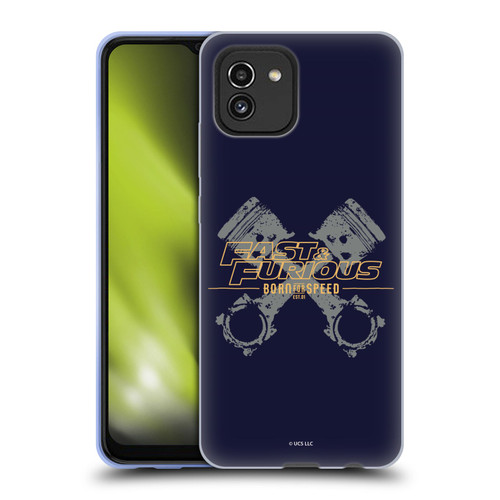 Fast & Furious Franchise Graphics Piston Soft Gel Case for Samsung Galaxy A03 (2021)