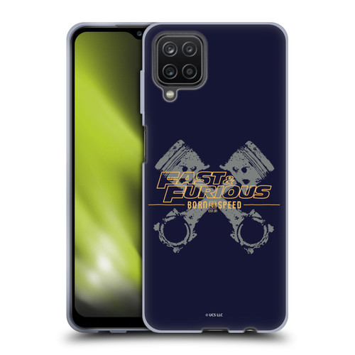 Fast & Furious Franchise Graphics Piston Soft Gel Case for Samsung Galaxy A12 (2020)