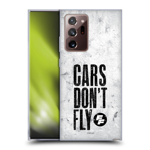Fast & Furious Franchise Graphics Cars Don't Fly Soft Gel Case for Samsung Galaxy Note20 Ultra / 5G