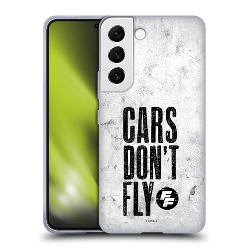 Fast & Furious Franchise Graphics Cars Don't Fly Soft Gel Case for Samsung Galaxy S22 5G