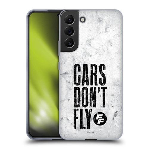 Fast & Furious Franchise Graphics Cars Don't Fly Soft Gel Case for Samsung Galaxy S22+ 5G