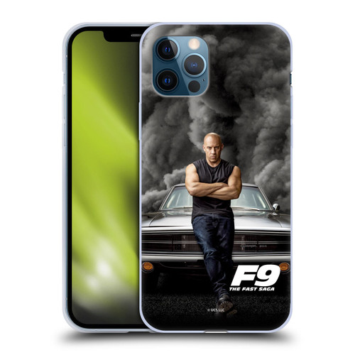 Fast & Furious Franchise Key Art F9 The Fast Saga Dom Soft Gel Case for Apple iPhone 12 / iPhone 12 Pro