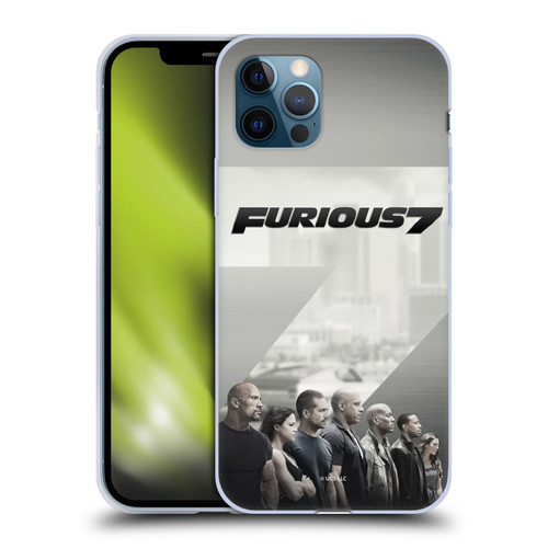 Fast & Furious Franchise Key Art Furious 7 Soft Gel Case for Apple iPhone 12 / iPhone 12 Pro