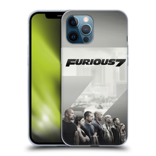 Fast & Furious Franchise Key Art Furious 7 Soft Gel Case for Apple iPhone 12 Pro Max
