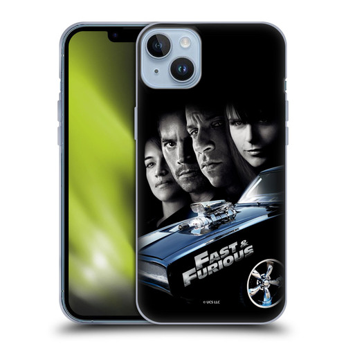 Fast & Furious Franchise Key Art 2009 Movie Soft Gel Case for Apple iPhone 14 Plus