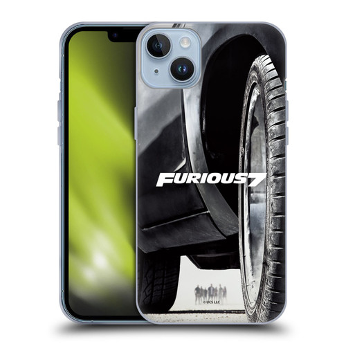 Fast & Furious Franchise Key Art Furious Tire Soft Gel Case for Apple iPhone 14 Plus