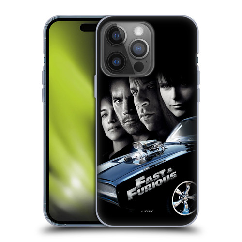 Fast & Furious Franchise Key Art 2009 Movie Soft Gel Case for Apple iPhone 14 Pro