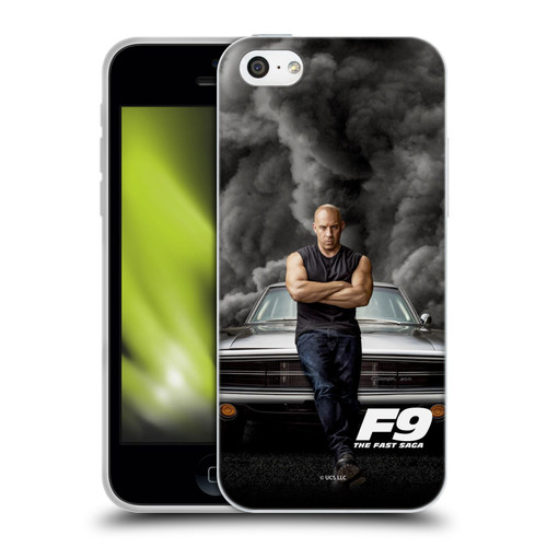 Fast & Furious Franchise Key Art F9 The Fast Saga Dom Soft Gel Case for Apple iPhone 5c