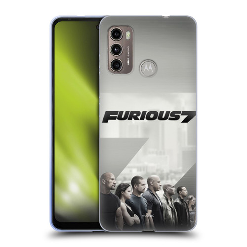 Fast & Furious Franchise Key Art Furious 7 Soft Gel Case for Motorola Moto G60 / Moto G40 Fusion
