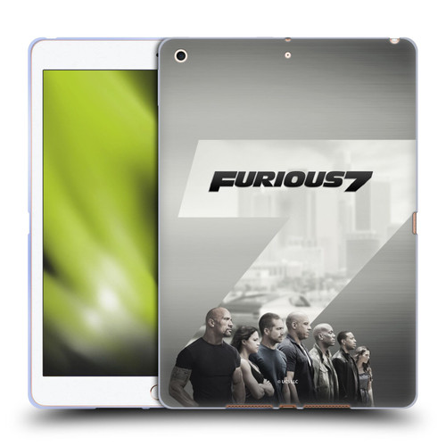 Fast & Furious Franchise Key Art Furious 7 Soft Gel Case for Apple iPad 10.2 2019/2020/2021