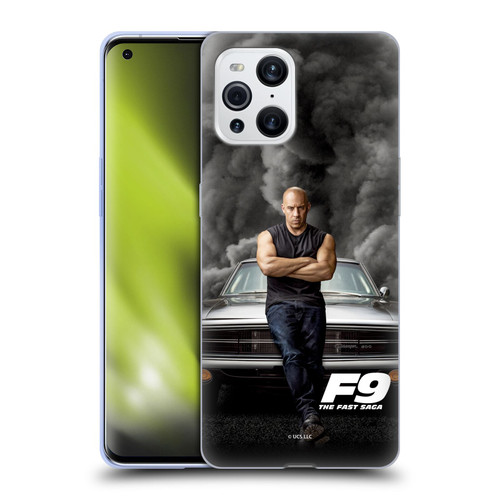 Fast & Furious Franchise Key Art F9 The Fast Saga Dom Soft Gel Case for OPPO Find X3 / Pro