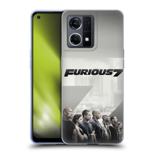 Fast & Furious Franchise Key Art Furious 7 Soft Gel Case for OPPO Reno8 4G