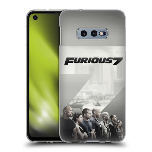 Fast & Furious Franchise Key Art Furious 7 Soft Gel Case for Samsung Galaxy S10e