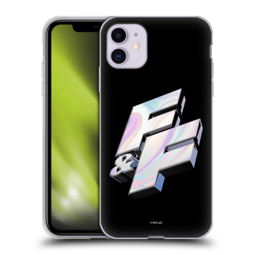 Fast & Furious Franchise Logo Art F&F 3D Soft Gel Case for Apple iPhone 11