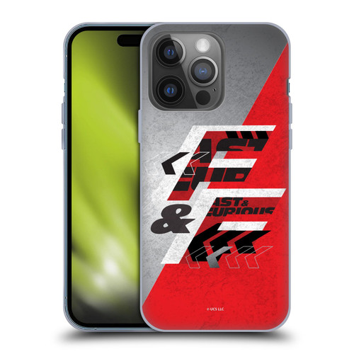 Fast & Furious Franchise Logo Art F&F Red Soft Gel Case for Apple iPhone 14 Pro