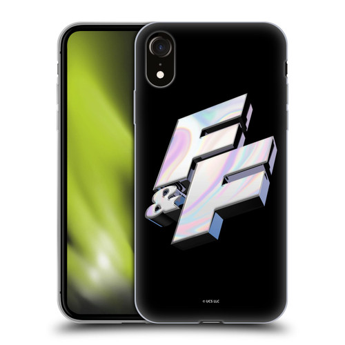 Fast & Furious Franchise Logo Art F&F 3D Soft Gel Case for Apple iPhone XR