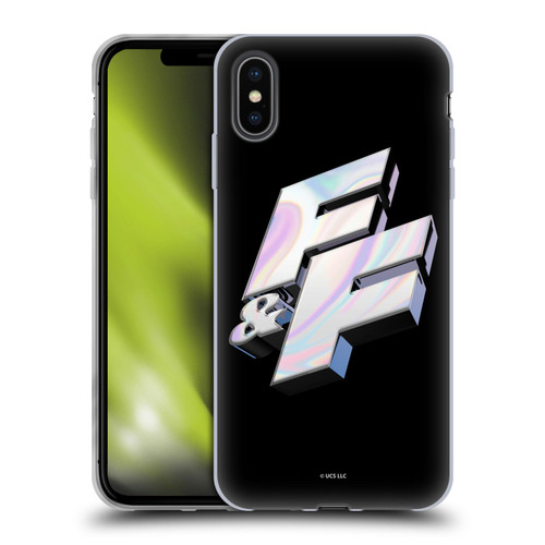 Fast & Furious Franchise Logo Art F&F 3D Soft Gel Case for Apple iPhone XS Max