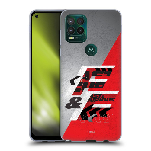 Fast & Furious Franchise Logo Art F&F Red Soft Gel Case for Motorola Moto G Stylus 5G 2021