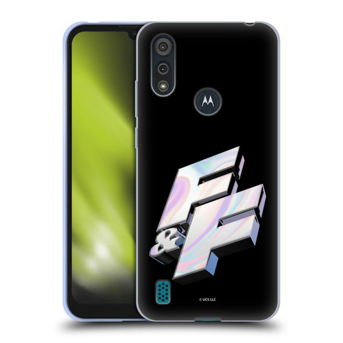 Fast & Furious Franchise Logo Art F&F 3D Soft Gel Case for Motorola Moto E6s (2020)