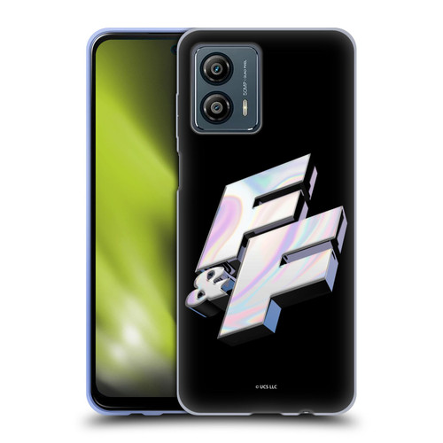 Fast & Furious Franchise Logo Art F&F 3D Soft Gel Case for Motorola Moto G53 5G