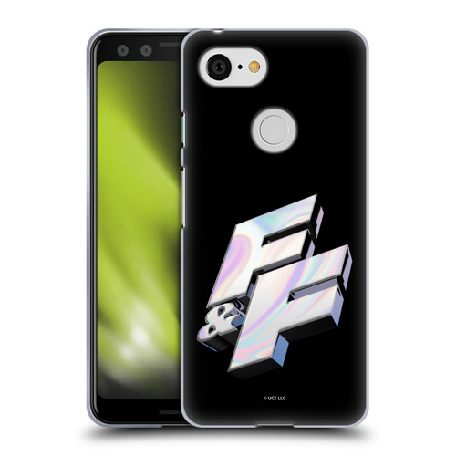 Fast & Furious Franchise Logo Art F&F 3D Soft Gel Case for Google Pixel 3